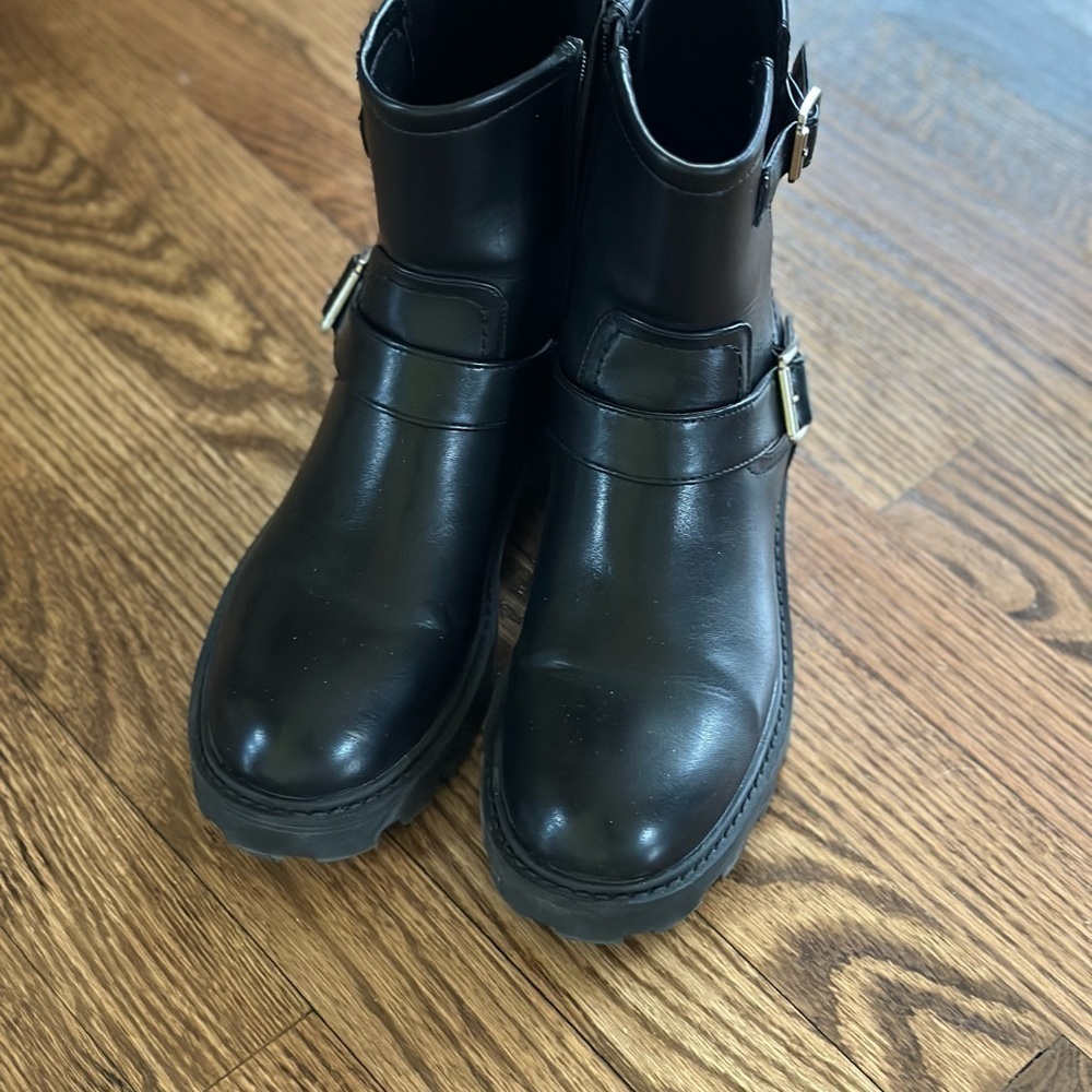 Madden Girl Fareway Paris Buckle Ankle Moto Boots - Picture 6 of 9